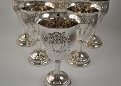Gorham Sterling Silver Chantilly Water Goblets