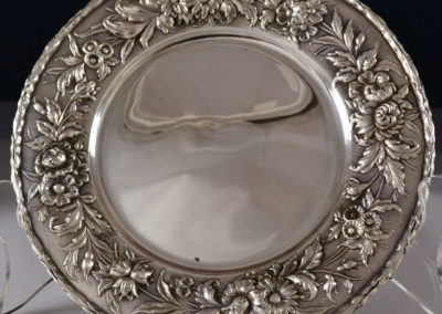Kirk And Son Sterling Silver Repousse Plate