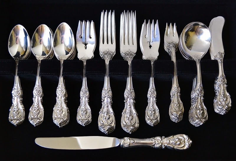 Raresterling Antiques We Sterling Silver Los Angeles California - Wallace Sterling Silver Flatware Patterns