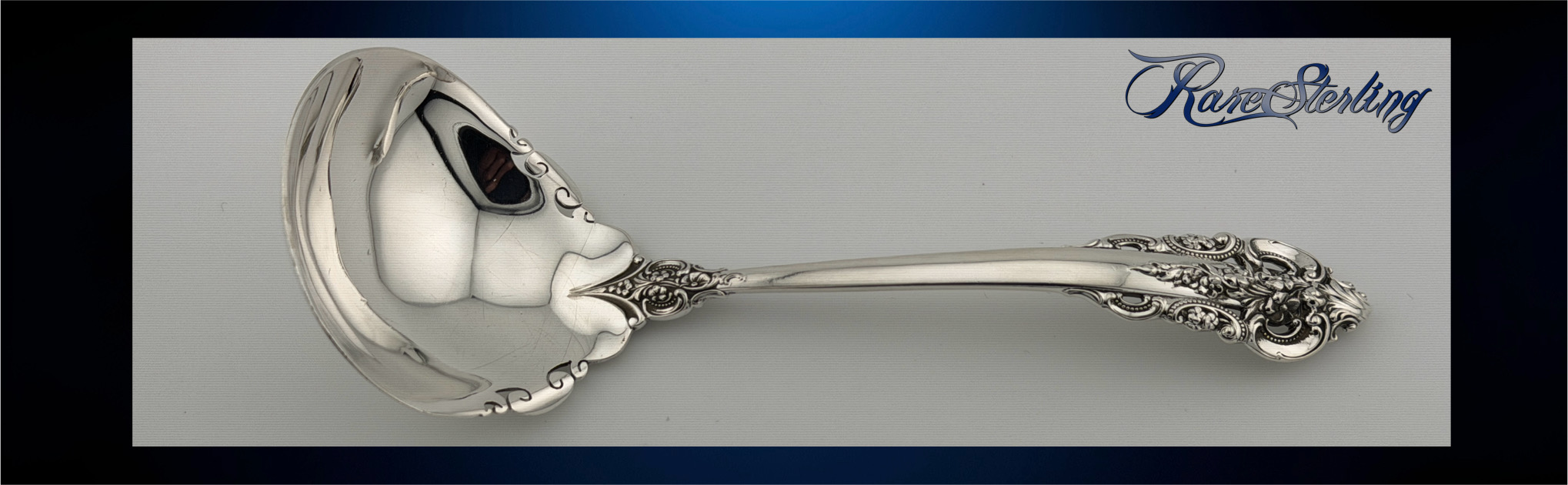 Wallace Grande Baroque Sterling Gravy Ladle