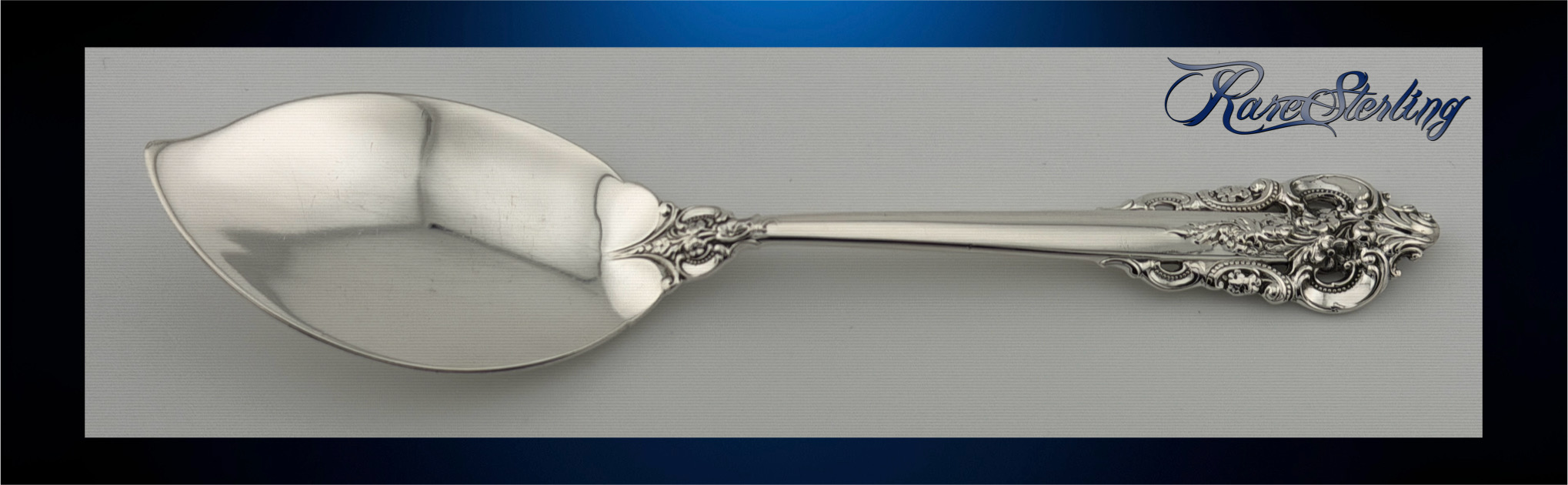 Wallace Grande Baroque Sterling Jelly Server