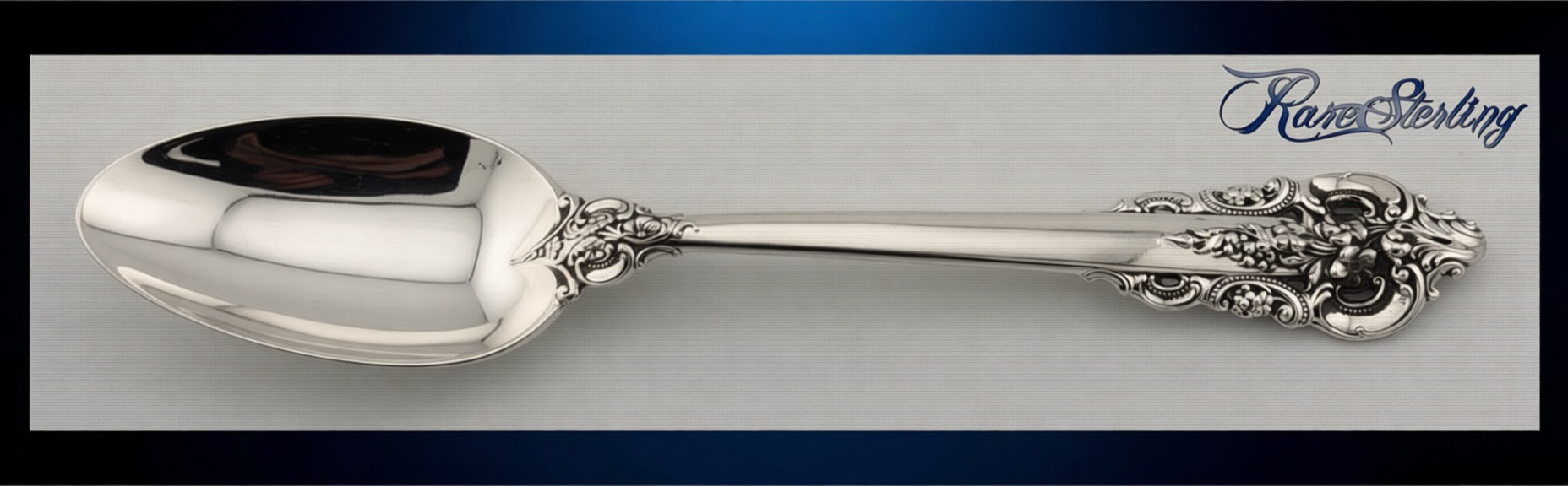 Wallace Grande Baroque Sterling Serving Spoon