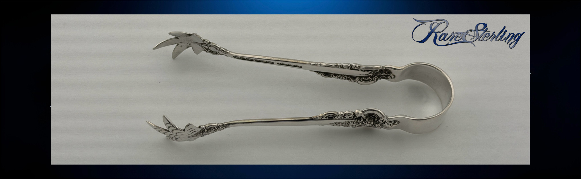 Wallace Grande Baroque Sterling Sugar Tongs