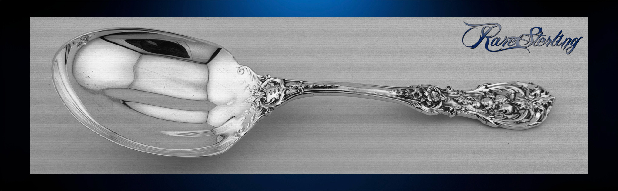 Reed and Barton Sterling Francis Berry Spoon / Salad Serving Spoon