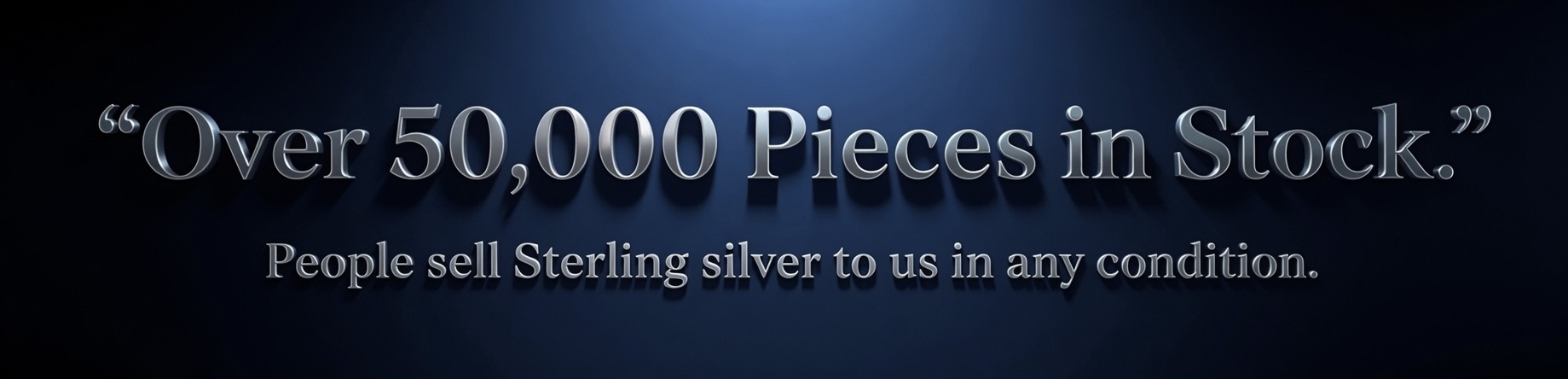 We Buy Sterling Silver