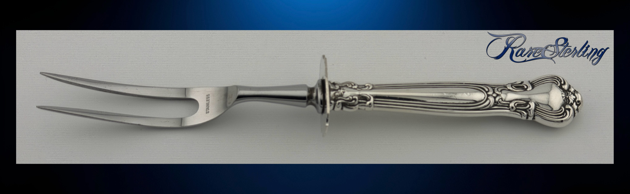 Gorham Chantilly Sterling Silver Carving Fork
