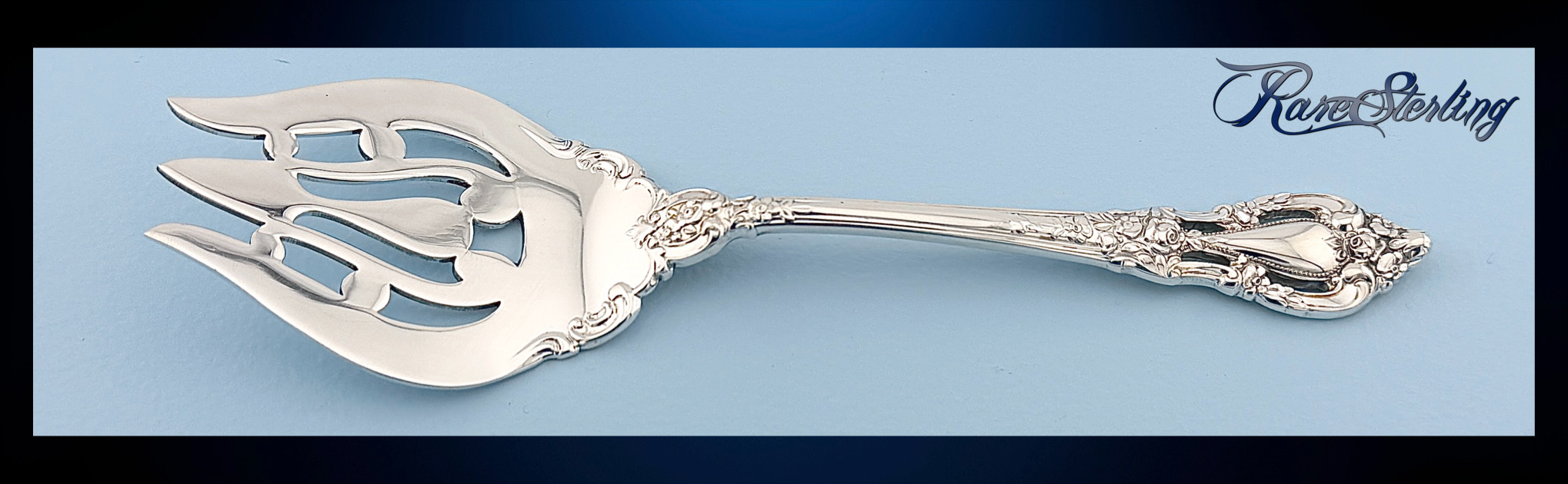 Lunt Eloquence Sterling Silver Large Salad Serving Fork