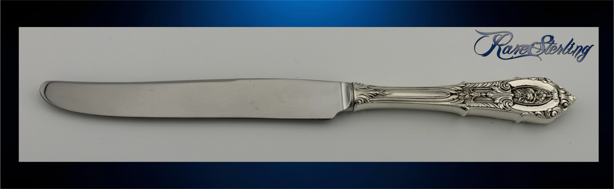 Wallace Sterling Silver Dinner Size Knife, French Blade