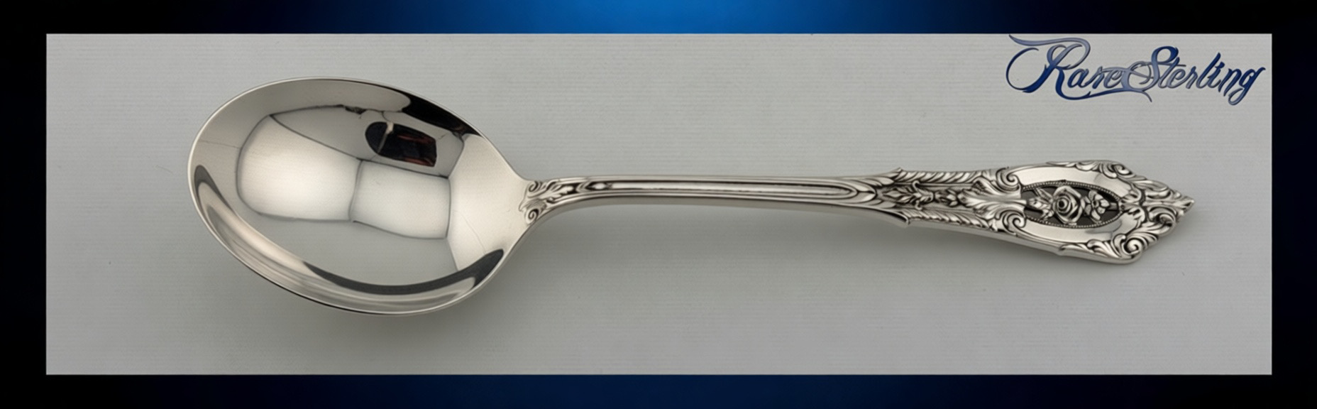 Wallace Sterling Silver Round Soup Spoon