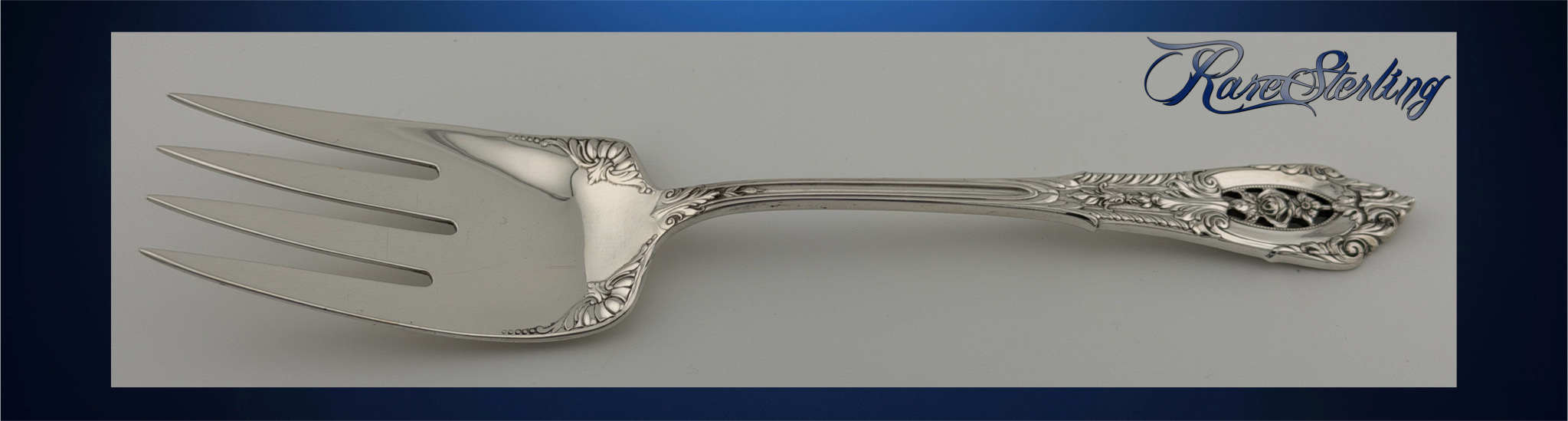 Wallace Sterling Silver Salad Serving Fork