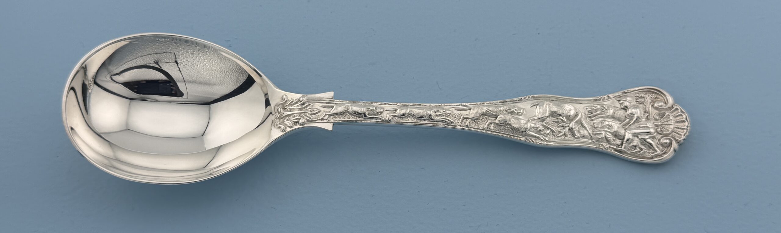Paul Storr Sterling Silver Stag Hunt Soup Spoon Wallace Grande Baroque Sterling Dinner Size Fork